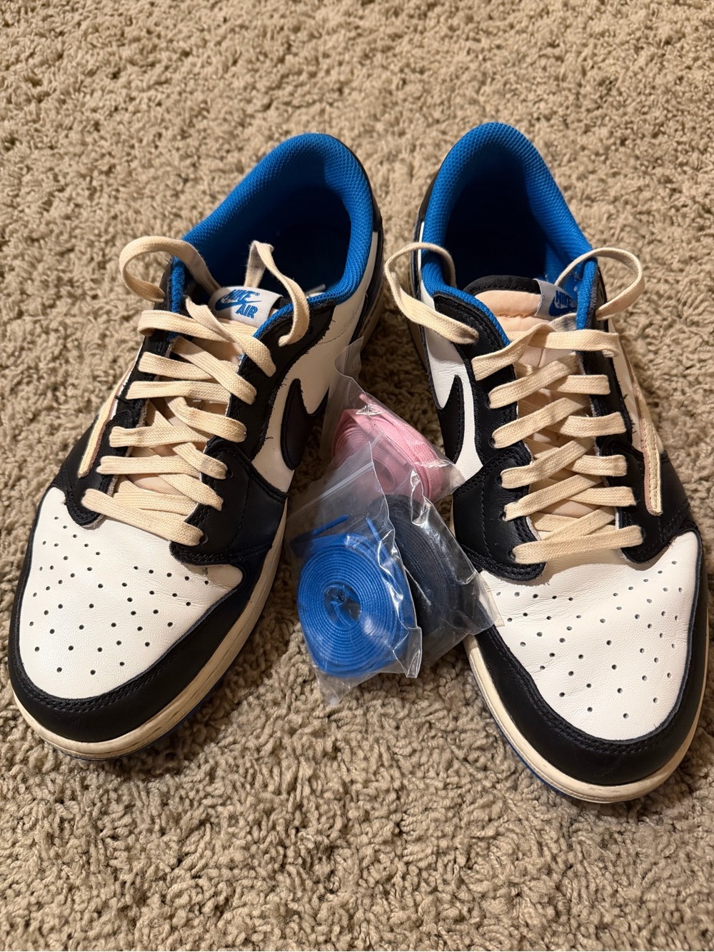 Travis Scott X Fragment OG Jordan 1 Low Size 9.5